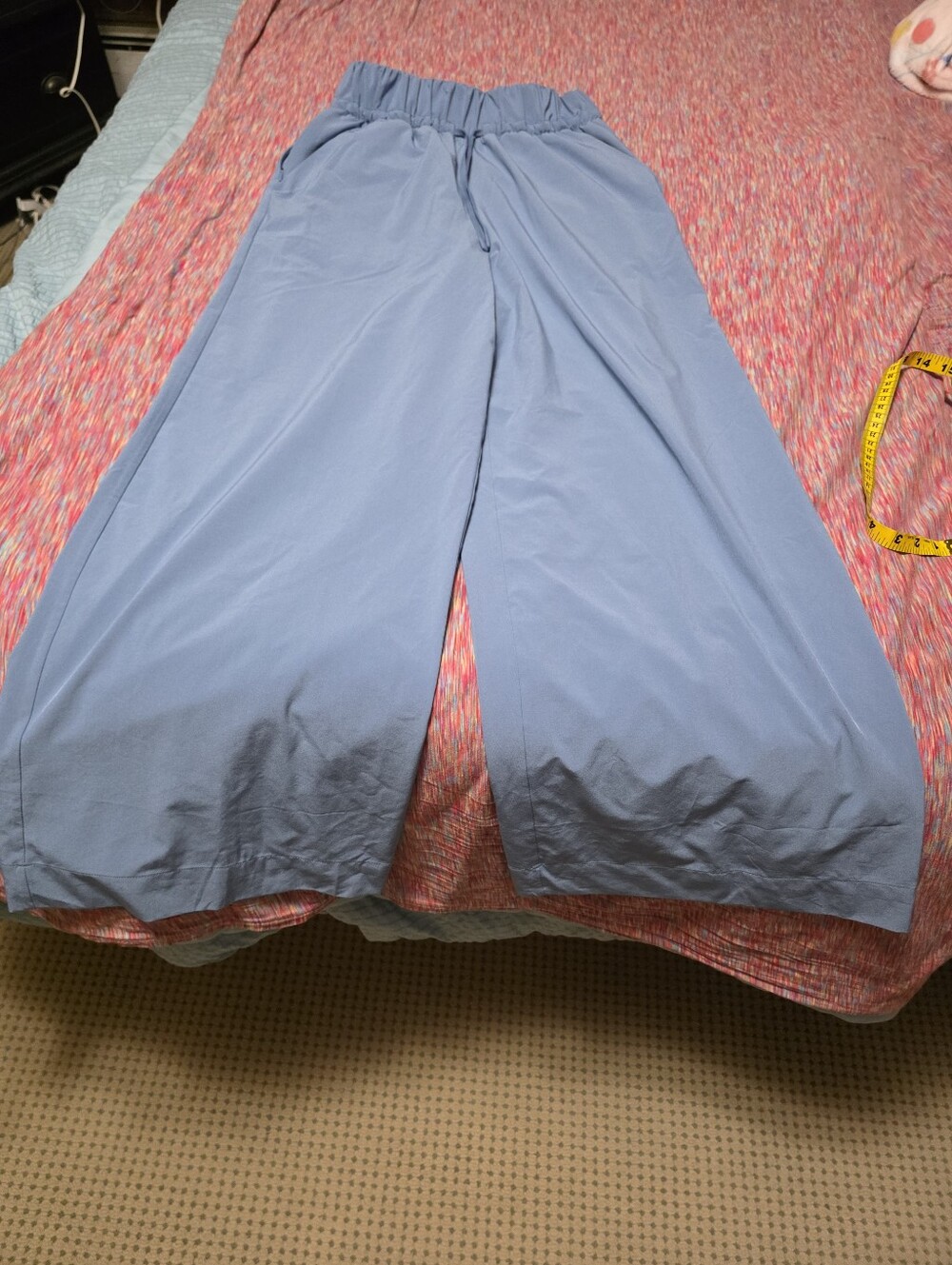 womens  scrub/active wear blue pants size SM